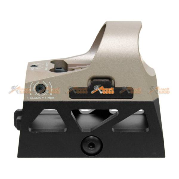 GB 1x25 Mini Reflex Sights 1 MOA Adjustments 3 MOA Dot Reticle Red Dot Sight With 1913 Mount/QD Mount (DE, NO Logo) - Image 3