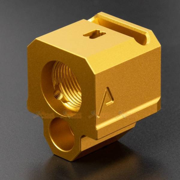RWA Agency Arms 417 Single Port Compensator (14mm CCW) - Gold - Image 3