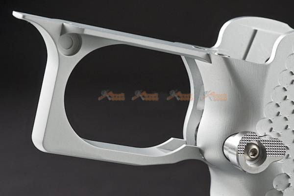 Airsoft Surgeon RWA Infinity CNC Aluminum Aggressive Mobius Grip Set for Marui Hi-Capa Series (Silver ) - Image 3