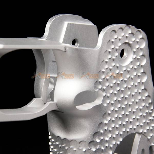 Airsoft Surgeon RWA Infinity CNC Aluminum Aggressive Mobius Grip Set for Marui Hi-Capa Series (Silver ) - Image 9