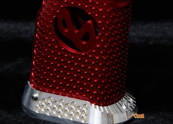 Airsoft Surgeon RWA Infinity CNC Aluminum Aggressive Mobius Grip Set for Marui Hi-Capa Series (Crimson Red) - Image 5