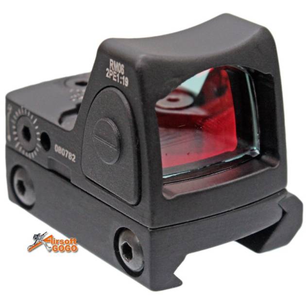PPT HD5141 RM Style 1x22 Mini Red Dot Sight for AEG GBBR 20mm Rail RIS - Black