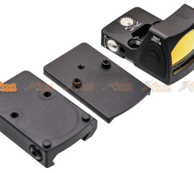 Adjustable RMR Red Dot Sight with 1913 / Marui & WE G17 GBB Mount (BK)