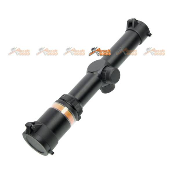 Black Owl Gear 1.5-6X24 OPTIC FIBRE Illuminated Rifle Scope With Mount (Red) - Image 3