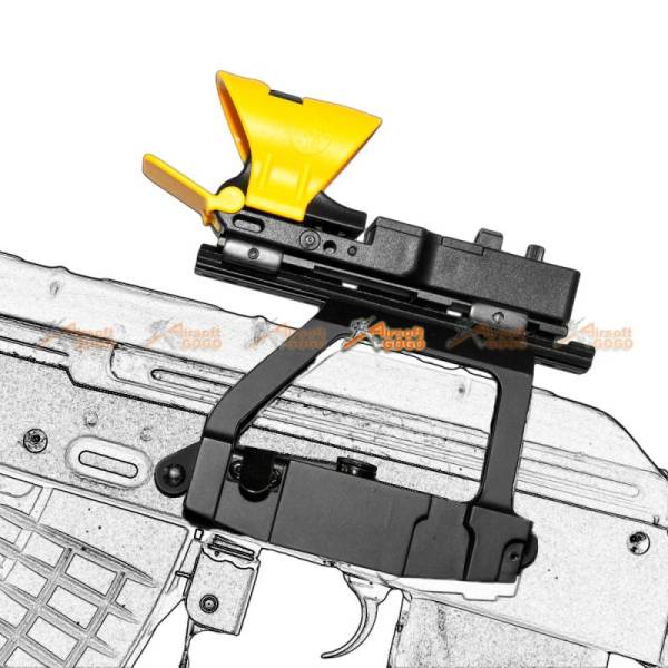 Railway Red Dot Sight Reflex & AK Siderail Heavy Duty Mount Base - Image 2