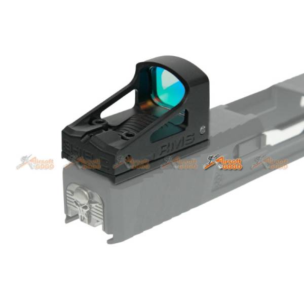 RMS Style Mini Red Dot Reflex Sight with 1913 Rail for Marui & WE GBB Mount (Black) - Image 3