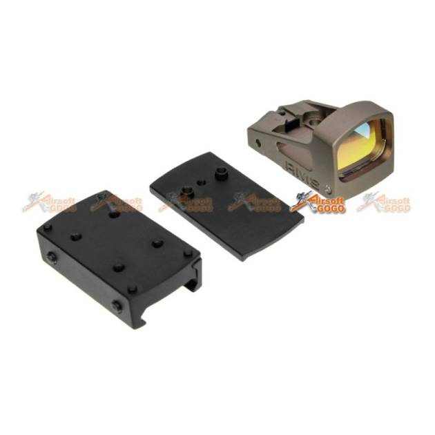 RMS Style Mini Red Dot Reflex Sight with 1913 Rail for Marui & WE GBB Mount (DE)