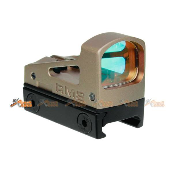 RMS Style Mini Red Dot Reflex Sight with 1913 Rail for Marui & WE GBB Mount (DE) - Image 4