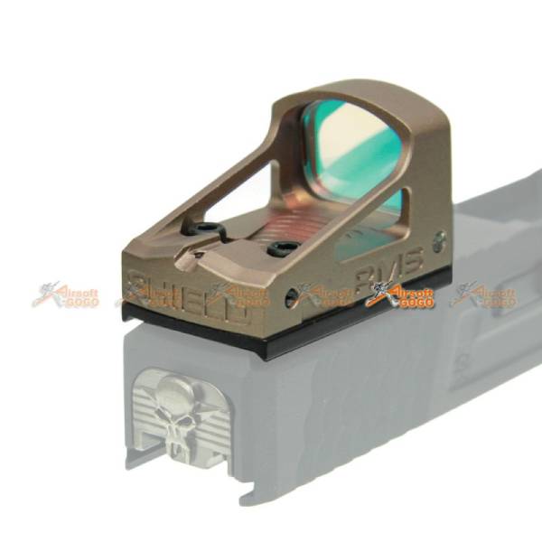 RMS Style Mini Red Dot Reflex Sight with 1913 Rail for Marui & WE GBB Mount (DE) - Image 6