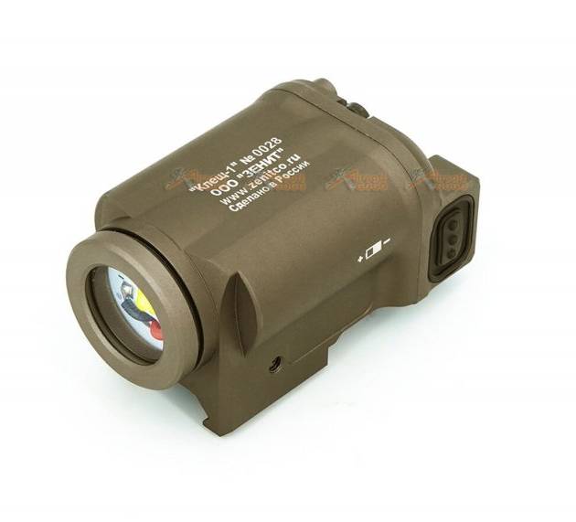 Tactical Zenitco KLESCH-1S GEN.2.0 FLASHLIGHT Wall Of Light 160° Wide Illumination For 20MM Picatinny Rail Gun Light G17 G19 (DE)