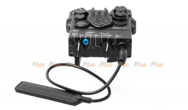 Nylon version DBAL-A2 Airsoft Illuminator Pointer Device ( Green Laser ) ( 20mm QD Mount ) ( BDAL PEQ-15A A2 Laser Devices ) - Black - Image 2