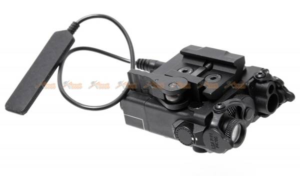 Nylon version DBAL-A2 Airsoft Illuminator Pointer Device ( Green Laser ) ( 20mm QD Mount ) ( BDAL PEQ-15A A2 Laser Devices ) - Black - Image 5
