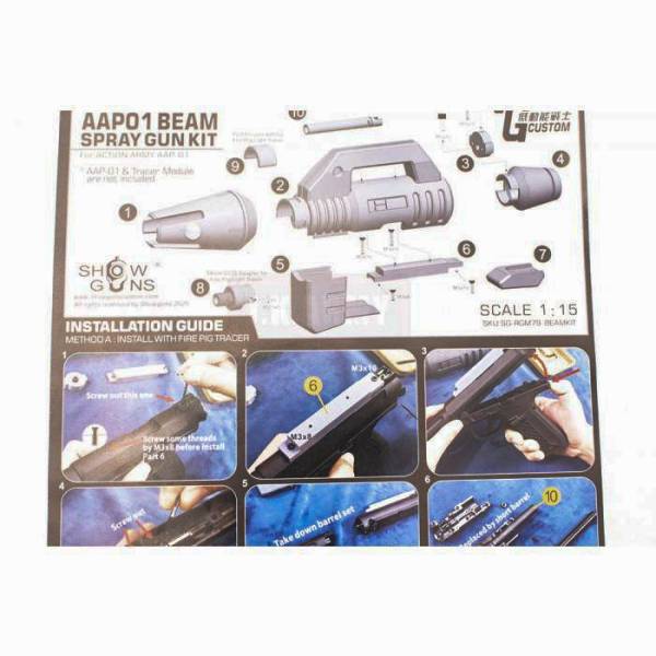 Show Guns Beam Spray Gun Kit for AAp-01 - Image 10