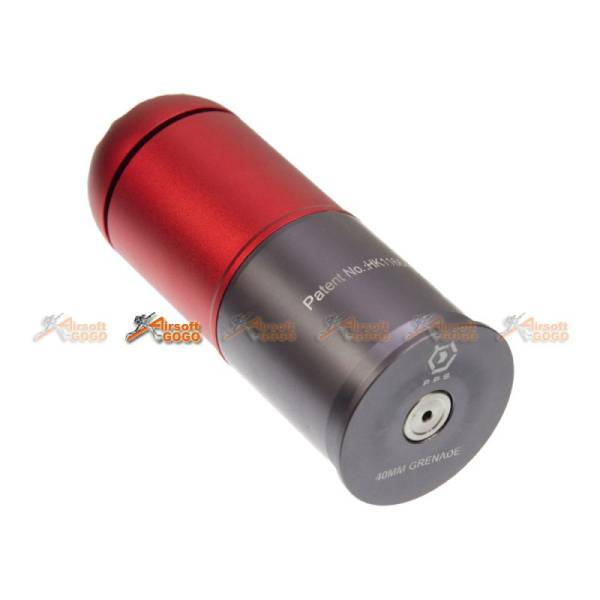 PPS Metal 120 rounds 40mm Gas Grenade (Red + Grey) - Image 2