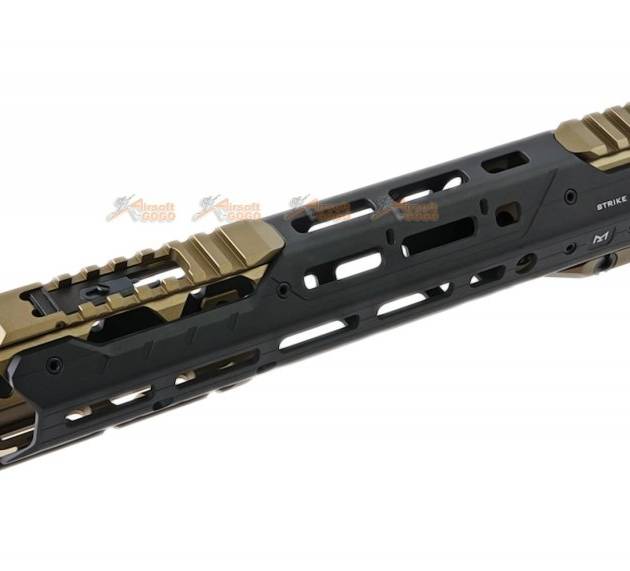 Strike Industries GRIDLOK 11 inch Main Body with Sights and (FDE) Titan Rail Attachment for VFC / Systema PTW M4 Airsoft Gun AEG/ GBBR