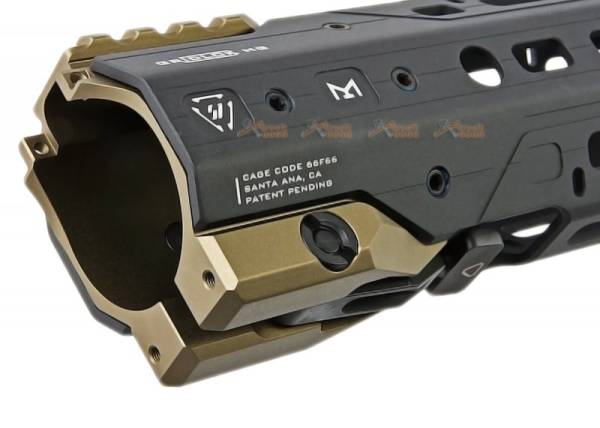 Strike Industries GRIDLOK 11 inch Main Body with Sights and (FDE) Titan Rail Attachment for VFC / Systema PTW M4 Airsoft Gun AEG/ GBBR - Image 7