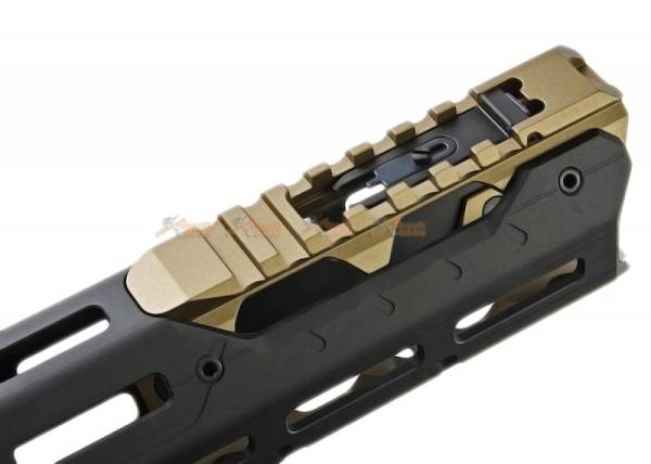 Strike Industries GRIDLOK 11 inch Main Body with Sights and (FDE) Titan Rail Attachment for VFC / Systema PTW M4 Airsoft Gun AEG/ GBBR - Image 6