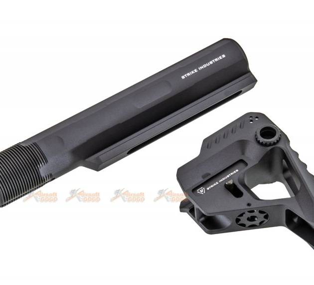 Strike Industries Viper Stock (Black) & Advanced Receiver Extension (Black)  for WA/VFC/GHK/VIPER M4 GBBR