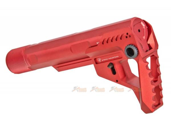 Strike Industries Viper Stock (Red) & Advanced Receiver Extension (Red)  for WA/VFC/GHK/VIPER M4 GBBR - Image 4