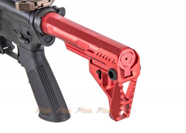 Strike Industries Viper Stock (Red) & Advanced Receiver Extension (Red)  for WA/VFC/GHK/VIPER M4 GBBR - Image 6