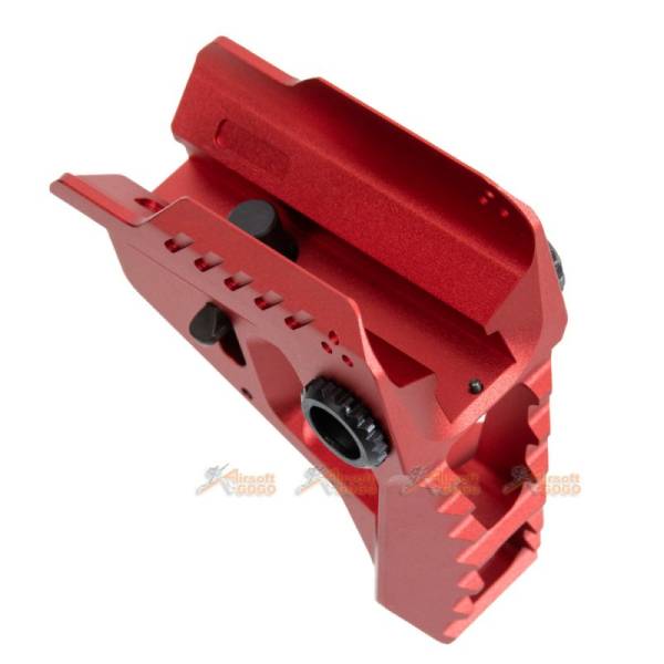 Aluminum Strike Industries Pit Viper Stock for Strike Industries 7-Position Advanced Receiver Extension (Red) - Image 4