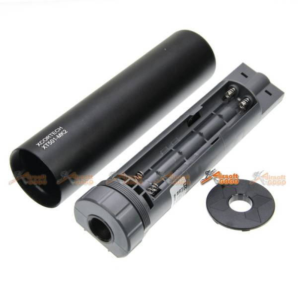 Xcortech XT501 6mm BB Airsoft Mock Silencer Tracer Unit (14mm CCW, Up to 1200RPM) - Image 5