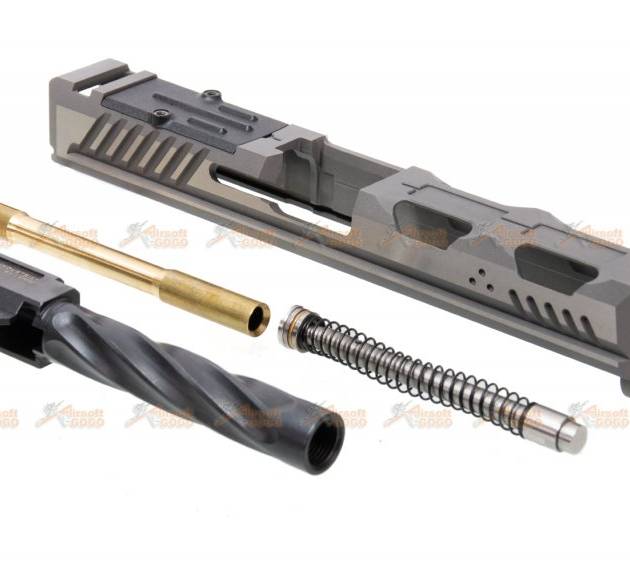 EMG STRIKE INDUSTRIES ARK-17 TITANIUM (RMR) SLIDE + STEEL BARREL for TOKYO MARUI G17 GBB GEN 3