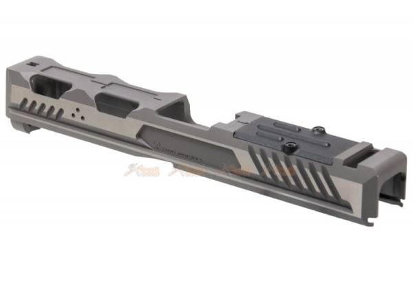 EMG STRIKE INDUSTRIES ARK-17 TITANIUM (RMR) SLIDE + STEEL BARREL for TOKYO MARUI G17 GBB GEN 3 - Image 2