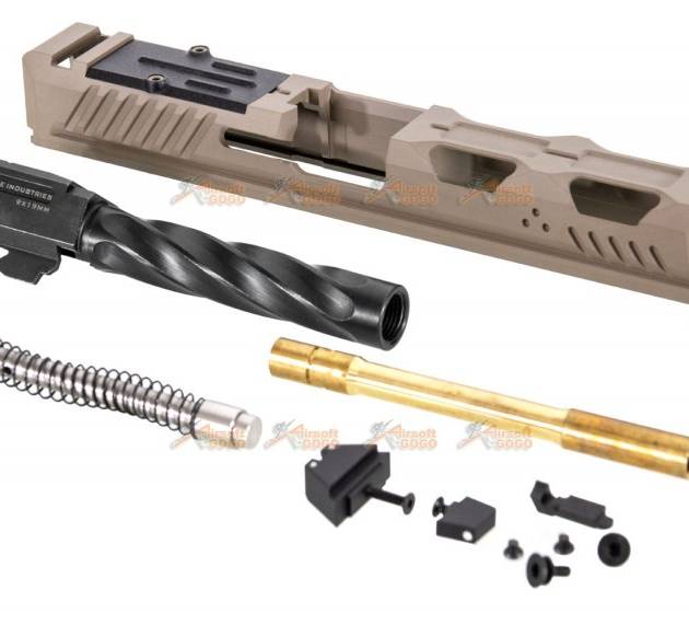 EMG Srike IIndustries ARK Titanium Slide Type A (DE) for Marui G17 Gen.3 Airsoft GBB