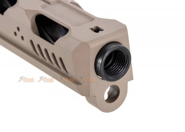 EMG Srike IIndustries ARK Titanium Slide Type A (DE) for Marui G17 Gen.3 Airsoft GBB - Image 5