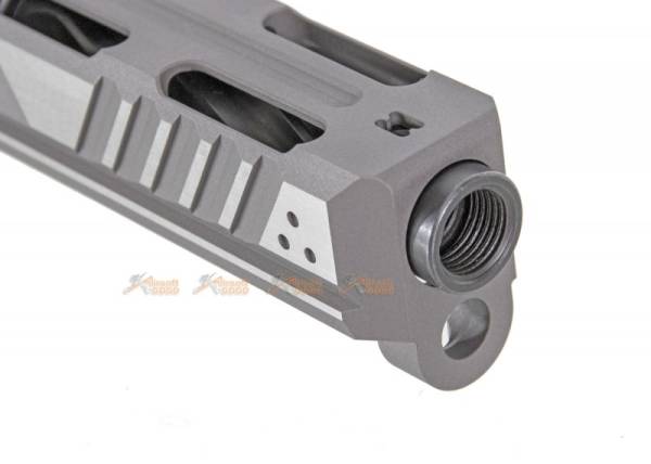 EMG Srike IIndustries ARK Titanium Slide Type B (Silver)  for Marui G17 Gen.3 Airsoft GBB - Image 8