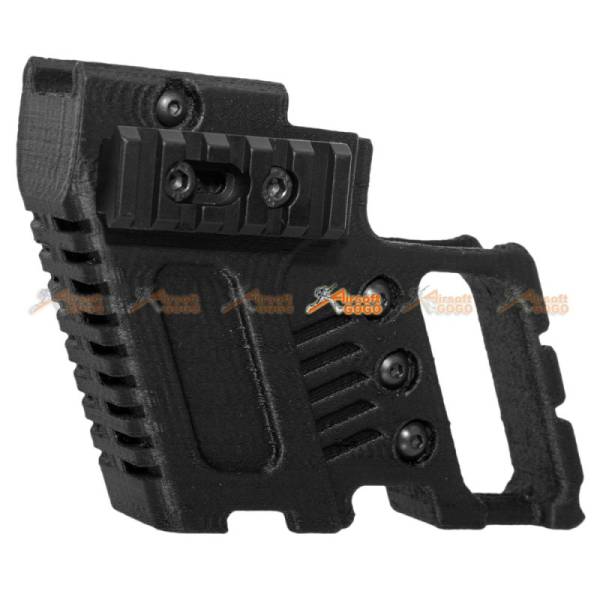 SLONG 3DAM 3D Printing G-KRISS Tactics Component for WE Marui , Army G17 / G18 Series Airsoft GBB (Black)