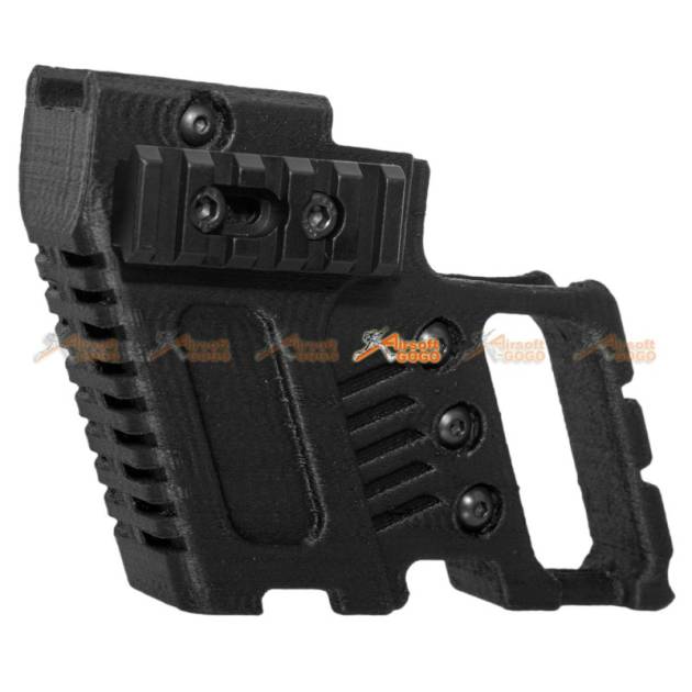 SLONG 3DAM 3D Printing G-KRISS Tactics Component for WE Marui , Army G17 / G18 Series Airsoft GBB (Black)