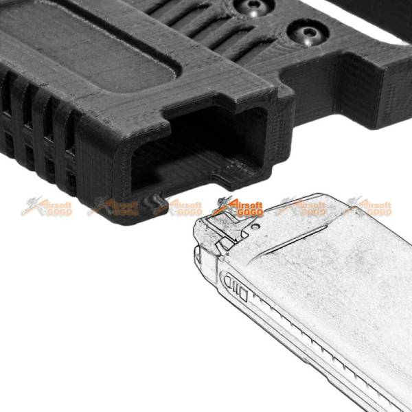 SLONG 3DAM 3D Printing G-KRISS Tactics Component for WE Marui , Army G17 / G18 Series Airsoft GBB (Black) - Image 2