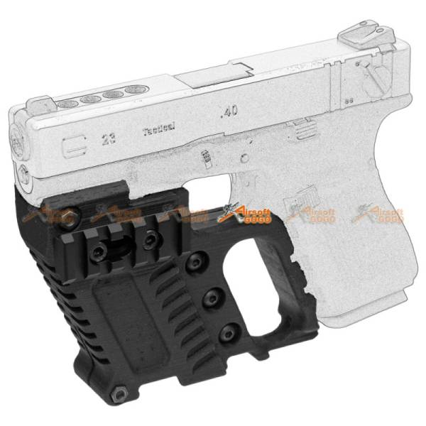 SLONG Tactics Component for WE & Marui 19 / 23 Series Airsoft GBB (Black) - Image 3