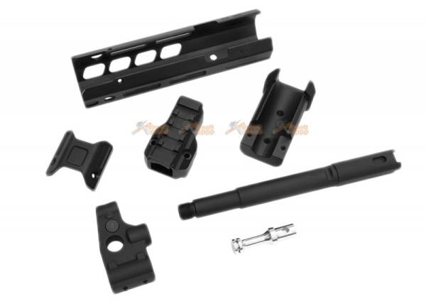 SLR Airsoftworks 6.5??Light MLok EXT Extended Handguard Full Kit for Tokyo Marui AKM GBBR