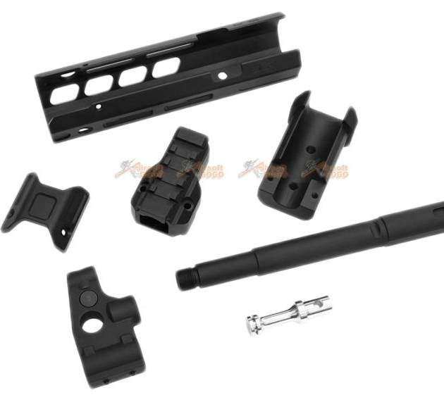 SLR Airsoftworks 6.5??Light MLok EXT Extended Handguard Full Kit for Tokyo Marui AKM GBBR
