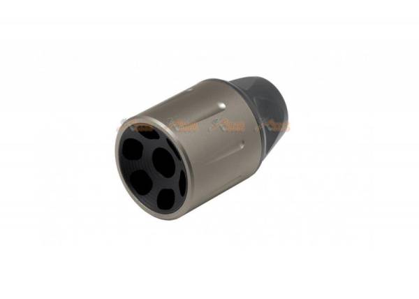 SLR Airsoftworks (by DYTAC) Linear Comp 14mm CCW Flash Hider (Black) - Image 2