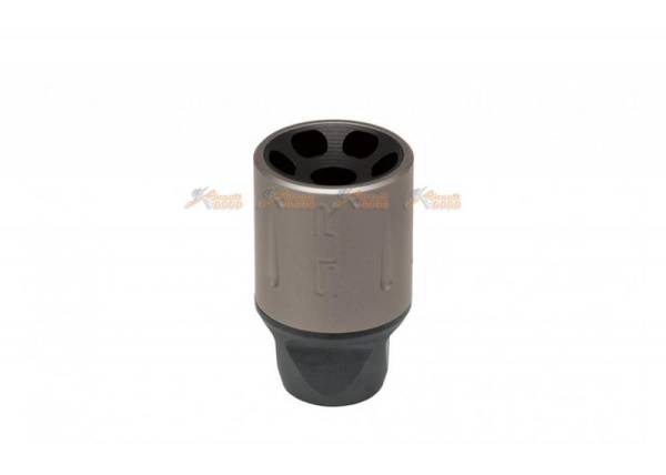 SLR Airsoftworks (by DYTAC) Linear Comp 14mm CCW Flash Hider (Black) - Image 3