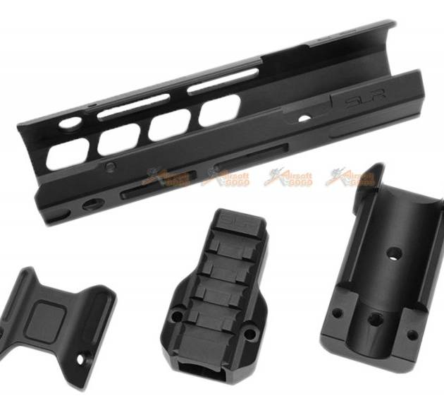 SLR Airsoftworks 6.5??Light MLok EXT Extended Handguard for Tokyo Marui AKM GBBR