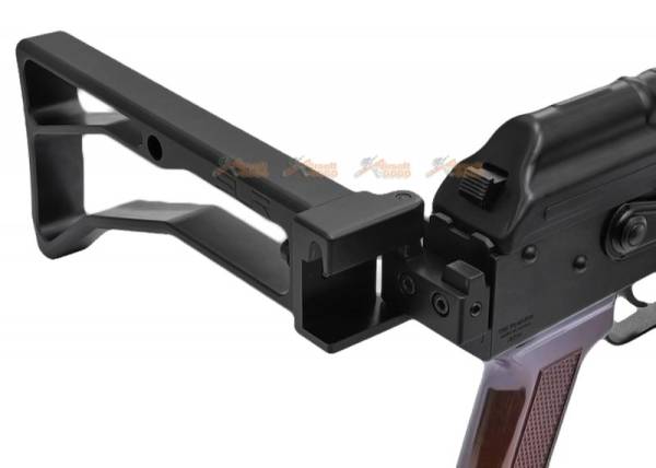 Dytac AK Billet Stock Assemble with Folding and Fixed Stock Adaptors for Marui TM AKM GBBR(Licensed by SLR Rifleworks) -Black - Image 4