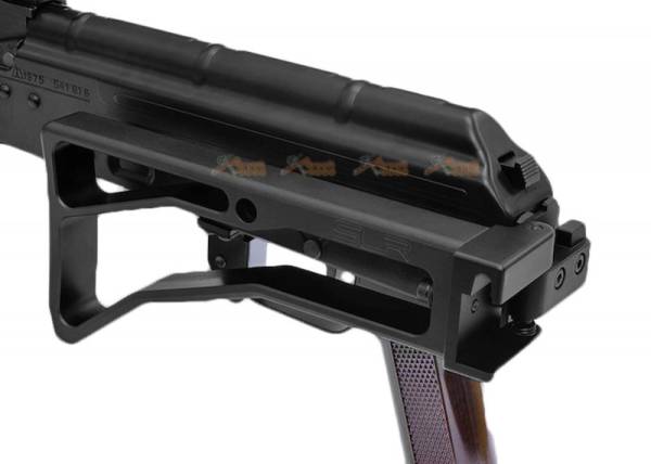 Dytac AK Billet Stock Assemble with Folding and Fixed Stock Adaptors for Marui TM AKM GBBR(Licensed by SLR Rifleworks) -Black - Image 3