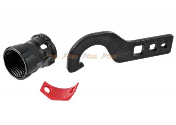Strike Industries GRIDLOK 11 inch Main Body with Sights and (Red) Titan Rail Attachment for VFC / Systema PTW M4 Airsoft Gun AEG/ GBBR - Image 2