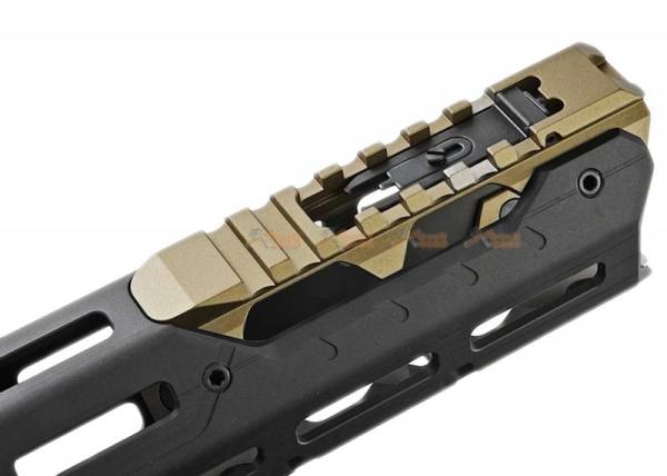 Strike Industries GRIDLOK 17 inch Main Body with Sights and (FDE) Titan Rail Attachment for VFC / Systema PTW M4 Airsoft Gun AEG/ GBBR - Image 7