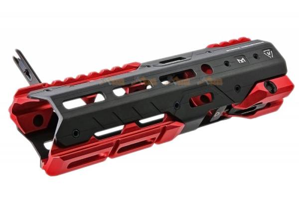 Strike Industries GRIDLOK 8.5 inch Main Body with Sights and (Red) Titan Rail Attachment  for VFC / Systema PTW M4 Airsoft Gun AEG/ GBBR - Image 4