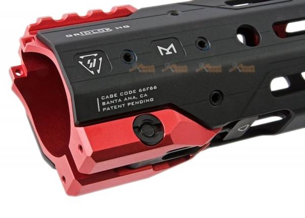 Strike Industries GRIDLOK 8.5 inch Main Body with Sights and (Red) Titan Rail Attachment  for VFC / Systema PTW M4 Airsoft Gun AEG/ GBBR - Image 5