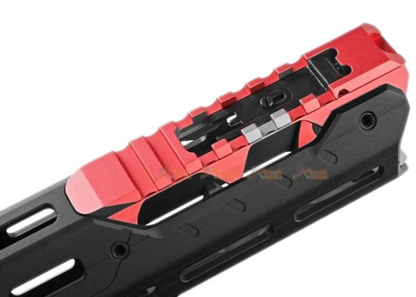 Strike Industries GRIDLOK 8.5 inch Main Body with Sights and (Red) Titan Rail Attachment  for VFC / Systema PTW M4 Airsoft Gun AEG/ GBBR - Image 7