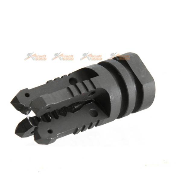 Tokyo Arms Steel 14mm CCW 4 Arrow Style Compensator (Black) - Image 2