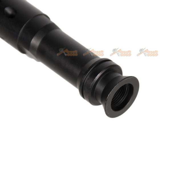Metal 14mm CCW Flash Hider for A&K M249 PARA AEG (Black) - Image 3