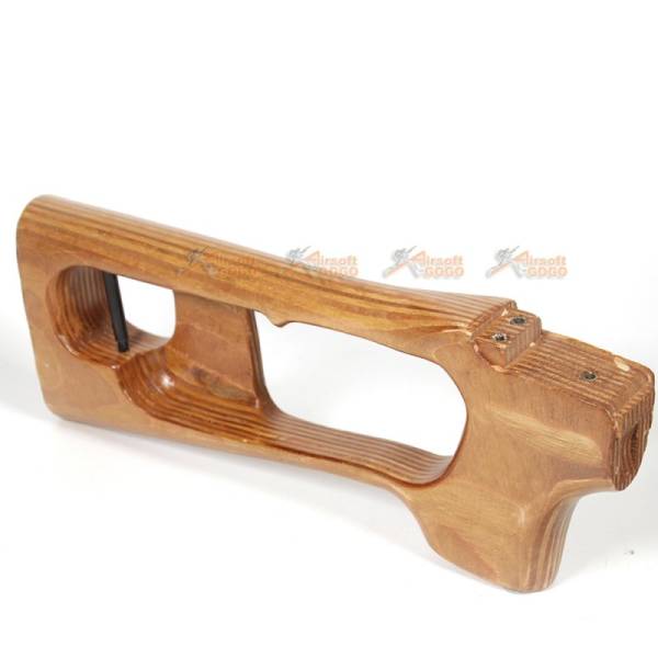 Real Wooden Handguard & Stock for A&K SVD Spring Rifle - Image 4